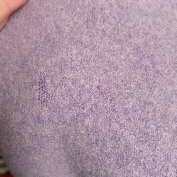 Natural Born Fleece Scottish New Wool Lavender Sweater Women’s Size Small - Picture 8 of 9